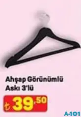 AHŞAP GÖRÜNÜMLÜ ASKI 3'LÜ fiyat ve kampanya bilgisi